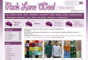 knitting yarn from pack lane wool